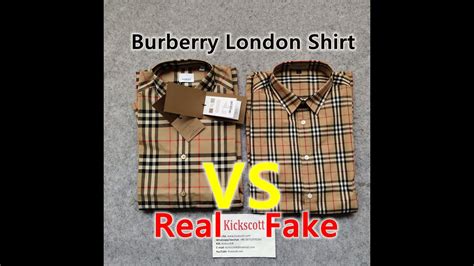 fake and real burberry shirts